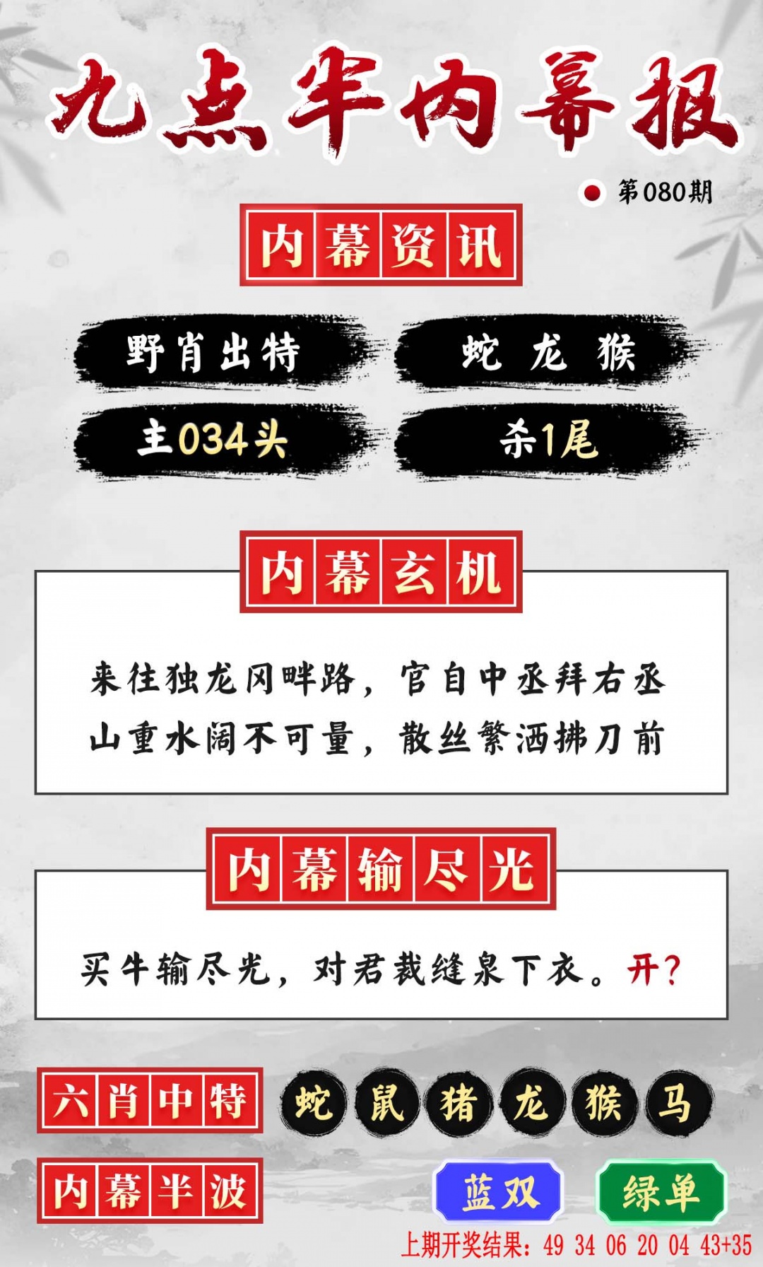 080期九点半内幕报[图]